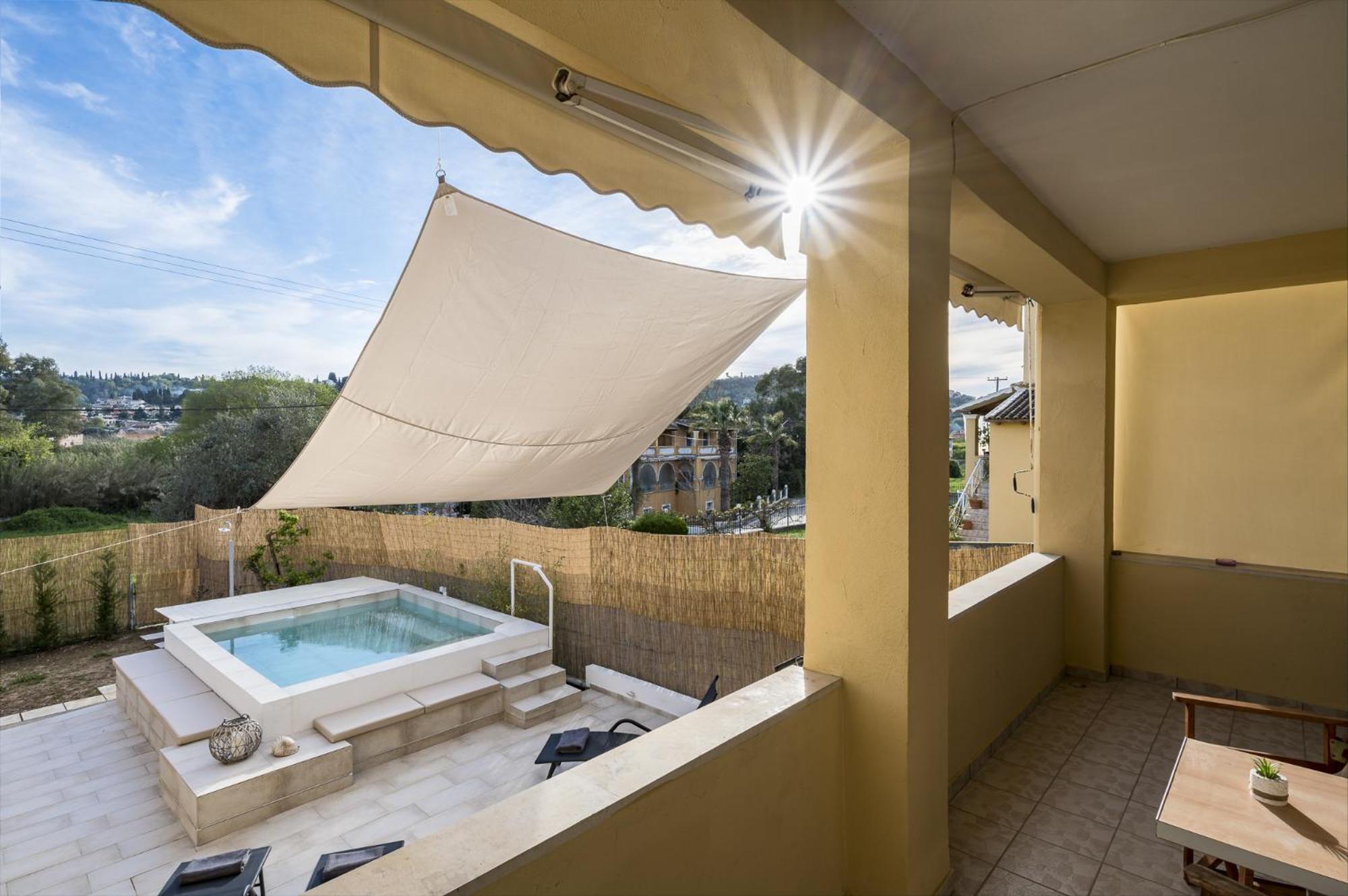 Villa Nina With Private Plunge Pool, 5Km To Corfu Town Екстер'єр фото