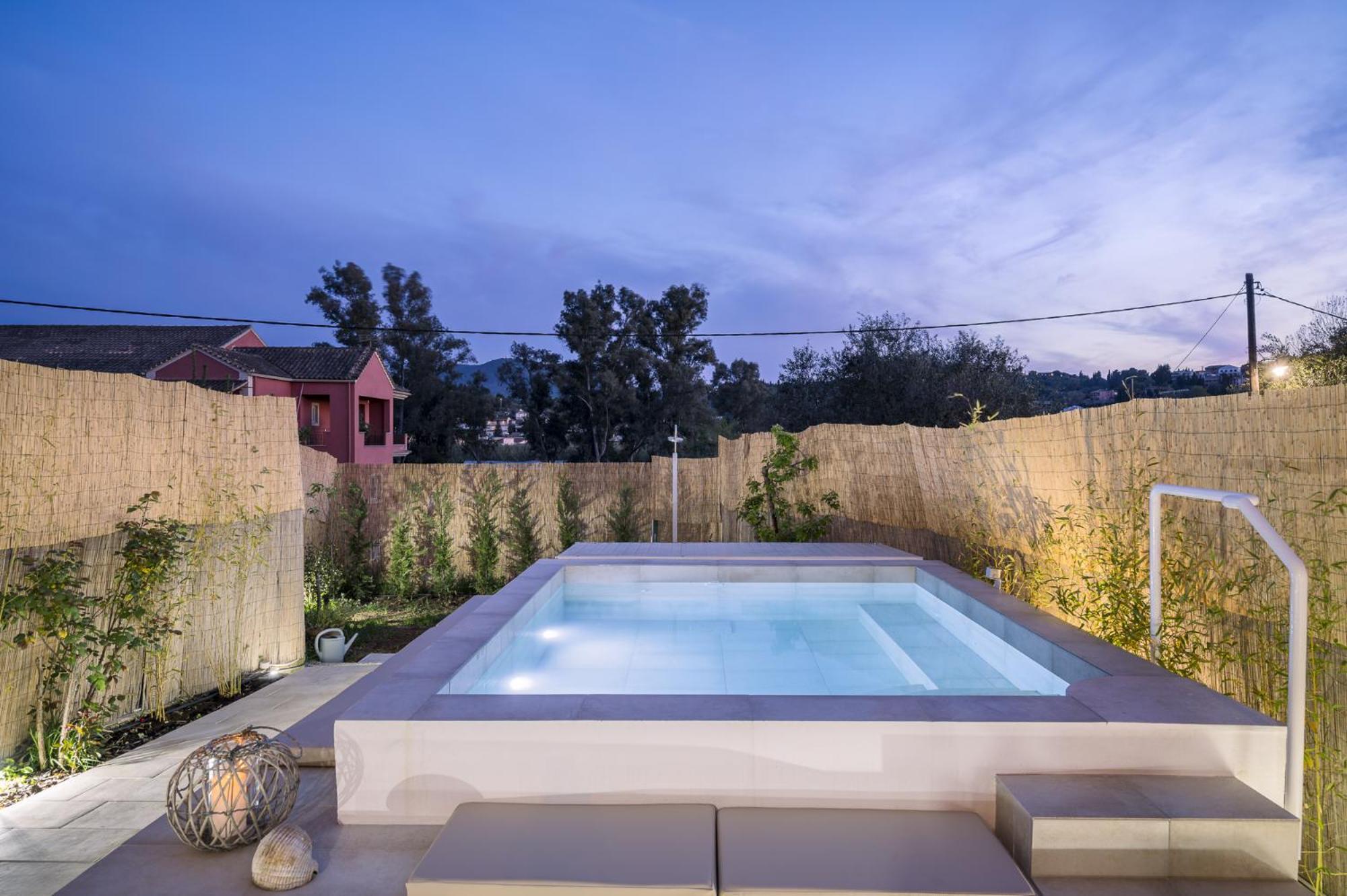 Villa Nina With Private Plunge Pool, 5Km To Corfu Town Екстер'єр фото